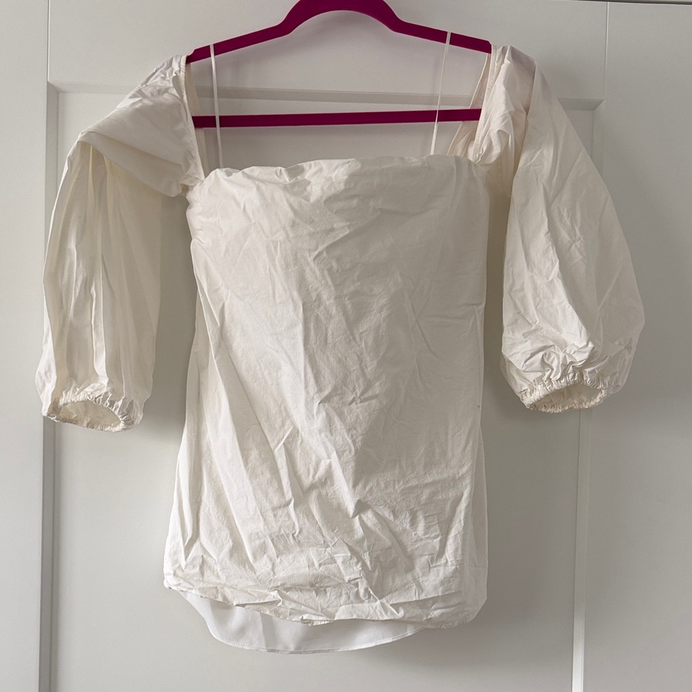 Theory Puff Sleeve Blouse